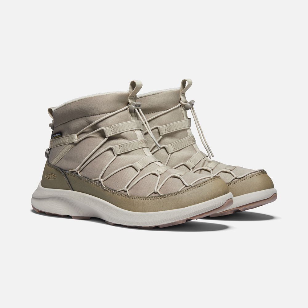 Keen Chukka Bot Erkek Bej Rengi - Uneek Snk Waterproof - Türkiye ZGFO85213